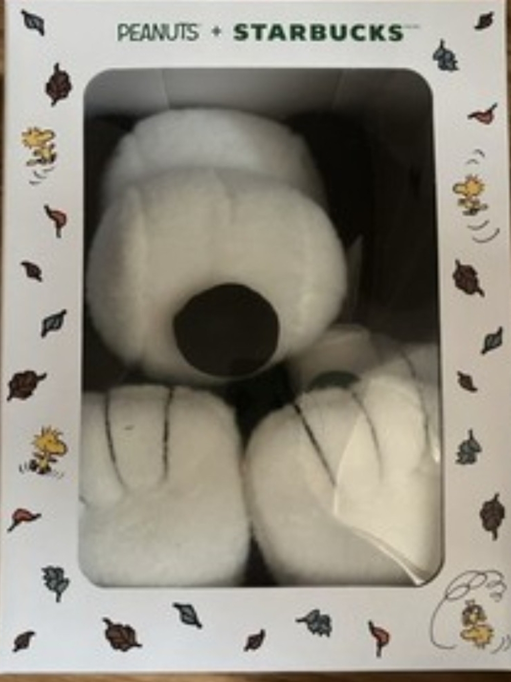 Starbucks White Snoopy Plush Collectible - Peanuts Collaboration